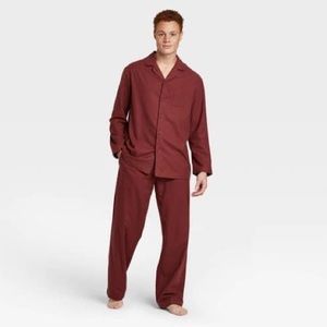 Men's Flannel Pajama Set Goodfellow & Co™ Burgundy